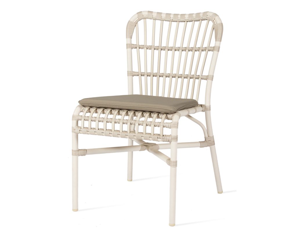 VINCENT SHEPPARD LUCY WHITE WICKER OUTDOOR DINING – SBID-Pro